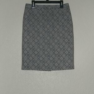 Halogen Diamond Pattern Skirt Gray Size 2
